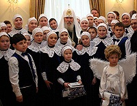 Предстоятель встретился с организаторами и участниками Всероссийского фестиваля-конкурса «Любовью и единением спасемся»