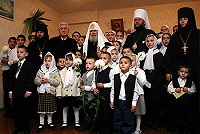 Святейший Патриарх Алексий посетил Кишиневскую Митрополию и церковный детский дом «Праведный Иосиф»