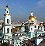 Накануне дня памяти святителя Московского Алексия в Богоявленском соборе совершено Всенощное бдение