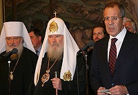 Святейший Патриарх Алексий принял участие в 10-м заседании рабочей группы по взаимодействию МИД России и Русской Православной Церкви