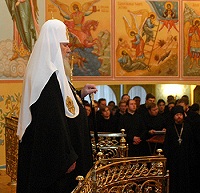 Слово Святейшего Патриарха Алексия после молебна в храме св. Архистратига Михаила при Военной Академии Генерального Штаба