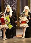 Святейший Патриарх принял участие в торжественном акте, состоявшемся в Большом зале Дворца Республики в Минске по случаю празднования 1020-летия Крещения Руси