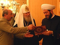 Святейший Патриарх Московский и всея Руси Алексий II встретился с Верховным муфтием Сирии Ахмадом Бадр Аль-Дином Хассуном