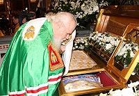 В день памяти святителя Филарета, митрополита Московского, Святейший Патриарх Алексий совершил Божественную литургию в Храме Христа Спасителя
