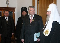 Состоялась встреча Предстоятеля Русской Православной Церкви с руководством Костромской области
