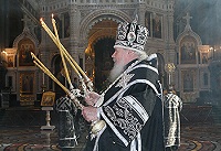 В Великую среду Святейший Патриарх совершил Литургию Преждеосвященных Даров в Храме Христа Спасителя В Великую среду Святейший Патриарх совершил Литургию Преждеосвященных Даров в Храме Христа Спасителя
