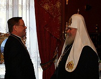 Состоялась встреча Святейшего Патриарха с делегацией Евангелическо-Лютеранской Церкви Финляндии