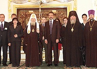 Предстоятель Русской Православной Церкви встретился с главой Правительства Македонии Бранко Црвенковским