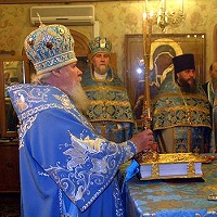 Слово Святейшего Патриарха Алексия после литургии в Казанском соборе на Красной площади