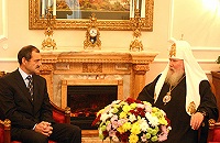 Святейший Патриарх Московский и всея Руси Алексий II принял Посла Республики Болгария Пламена Грозданова