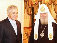 Святейший Патриарх Алексий встретился с председателем Верховной Рады Украины В.М. Литвиным