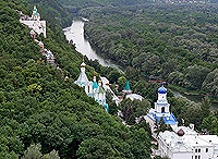 Состоялась встреча Святейшего Патриарха Московского и всея Руси Кирилла с братией Святогорской Лавры