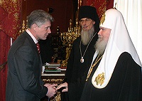 Состоялась встреча Святейшего Патриарха Алексия с губернатором Корякского Автономного округа О.Н.Кожемяко