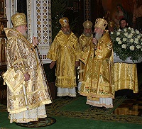 Предстоятель Русской Православной Церкви совершил Рождественскую Великую Вечерню в храме Христа Спасителя