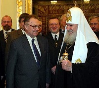 Святейший Патриарх встретился с ректором и выпускниками Дипломатической Академии МИД России