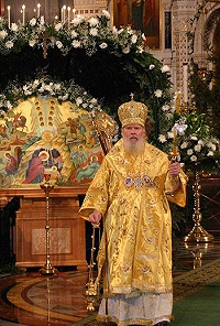 В ночь на 7 января Предстоятель Русской Православной Церкви совершил Рождественское богослужение в Храме Христа Спасителя