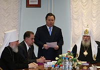 Святейший Патриарх возглавил совместное заседание Правления и Попечительского Совета ФЕПН