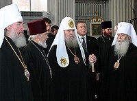 Слово Святейшего Патриарха Алексия на встрече с прихожанами Свято-Троицкого собора в Петербурге