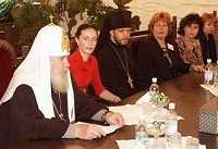 Святейший Патриарх Алексий встретился с делегацией 50-го Международного конгресса Всемирной ассоциации женщин-предпринимателей