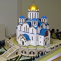 Святейший Патриарх совершил чин основания нового храма Покрова Пресвятой Богородицы в московском районе Ясенево