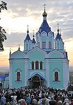Слово Предстоятеля Русской Церкви после Божественной литургии в Курской Коренной пустыни