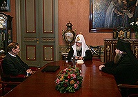 Святейший Патриарх Кирилл встретился с президентом Российской академии образования Н.Д. Никандровым