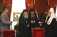 Состоялась встреча Святейшего Патриарха Алексия с митрополитами Варненским Кириллом и Ловчанским Гавриилом