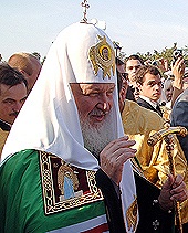 Проповедь Святейшего Патриарха Московского и всея Руси Кирилла за Божественной литургией на месте крещения св. князя Владимира