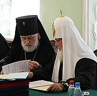 Святейший Патриарх Кирилл возглавил общее собрание профессорско-преподавательской корпорации и сотрудников Московских духовных школ