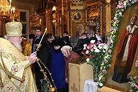 Накануне праздника св. Николая Чудотворца Святейший Патриарх совершил Всенощное бдение в Богоявленском кафедральном соборе Москвы