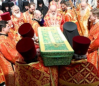 Слово Святейшего Патриарха в Архангельском соборе Кремля в день памяти св. царевича Димитрия и перенесения мощей св. Евдокии (Евфросинии) Московской