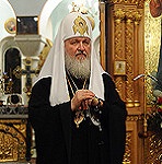 Святейшего Патриарха Кирилла приветствовали насельницы Иоанновского ставропигиального монастыря на Карповке