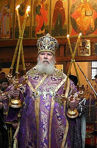 Святейший Патриарх совершил Божественную литургию в Богородице-Рождественском монастыре в Москве