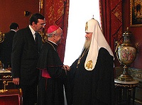 Предстоятель Русской Церкви встретился с председателем комиссии по экуменизму и диалогу Епископской конференции Италии епископом Терни-Нарни-Амелии Винченцо Пальей