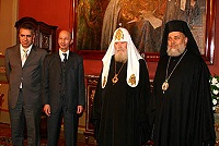 Святейший Патриарх встретился с новоназначенным Чрезвычайным и полномочным послом Королевства Марокко в России Нуреддином Сефиани