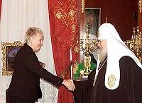 Состоялась встреча Предстоятеля Русской Церкви с Чрезвычайным и полномочным послом Эстонии М.Кальюранд