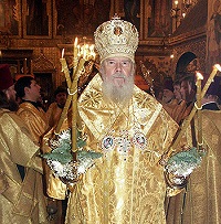 В праздник Собора Пресвятой Богородицы Святейший Патриарх Алексий совершил Божественную литургию в Успенском соборе Московского Кремля