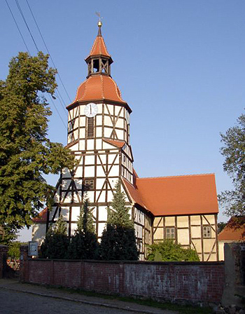 Церковь селения Кликен под Виттенбергом 