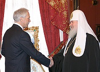 Состоялась встреча Святейшего Патриарха Алексия с Председателем Государственной Думы Федерального Собрания России Б.В.Грызловым
