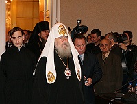 Святейший Патриарх Московский и всея Руси Алексий II возглавил первое заседание Международной церковно-научной конференции «Преподобный Савва Сторожевский и его обитель в православном мире»