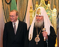 Состоялась встреча Святейшего Патриарха с президентом Европейской народной партии Вильфредом Мартенсом