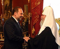 Состоялась встреча Святейшего Патриарха Алексия с губернатором Ивановской области Михаилом Менем