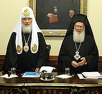 Святейший Патриарх Кирилл: переговоры Предстоятелей Константинопольской и Русской Православных Церквей прошли в конструктивном духе