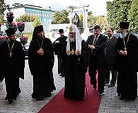 Святейший Патриарх Кирилл провел встречу с главами дипломатических миссий латиноамериканских государств в Российской Федерации