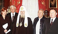 Святейший Патриарх Алексий встретился с участниками акции «Россия – мой сосед»