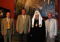 Святейший Патриарх Московский и всея Руси Алексий встретился с заместителем мэра Москвы И.Н.Орджоникидзе