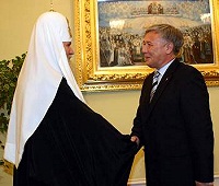 Состоялась встреча Святейшего Патриарха Московского и всея Руси Алексия II c премьер-министром Украины Юрием Ехануровым