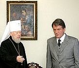 Предстоятель Украинской Церкви обратился к президенту Ющенко с просьбой защитить права православных верующих Тернопольской области