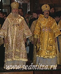 Святейший Патриарх возглавил богослужение в честь Небесных покровителей Москвы