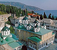 Патриаршее поздравление игумену Русского Пантелеимонова монастыря на Святой горе Афон